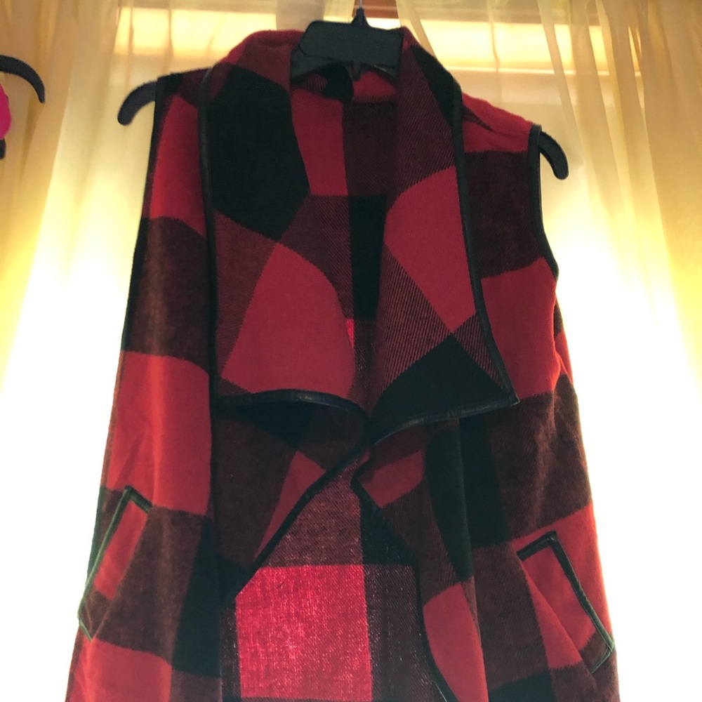 Waterfall Plaid Vest